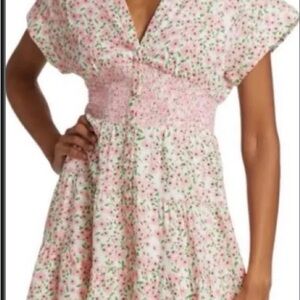 Alice + Olivia Pink Floral Dress